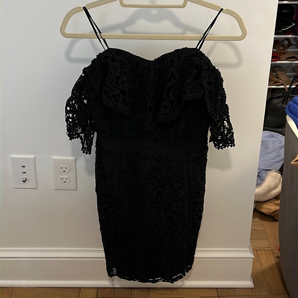 Black lace Adelyn Rae dress